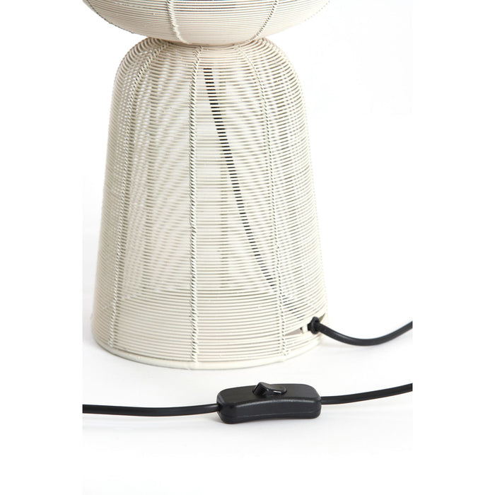 Light & Living Tafellamp Aboso - Wit - Ø18cm