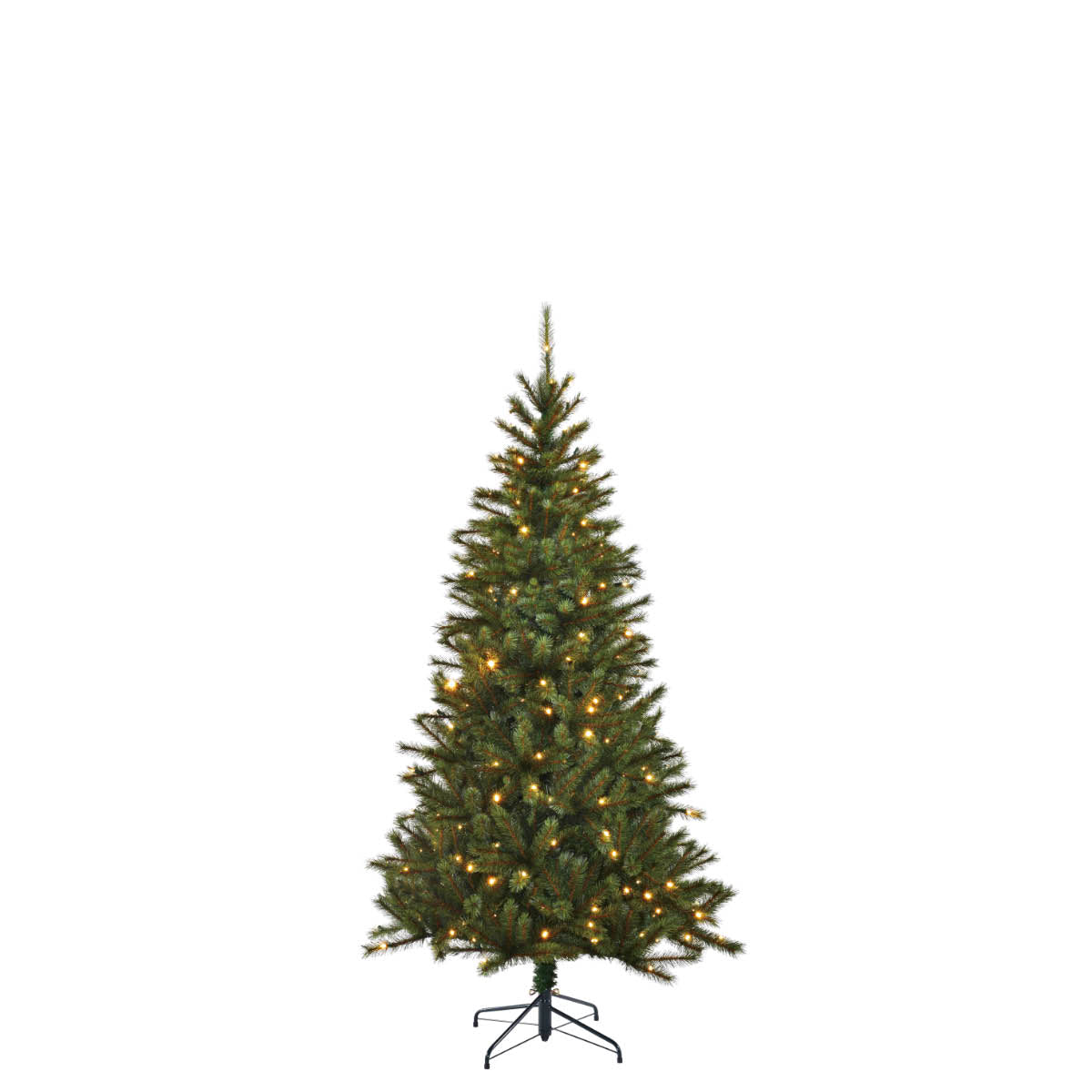 Black Box Finest Kunstkerstboom - 120LED warmwit - H155xØ86 - Groen