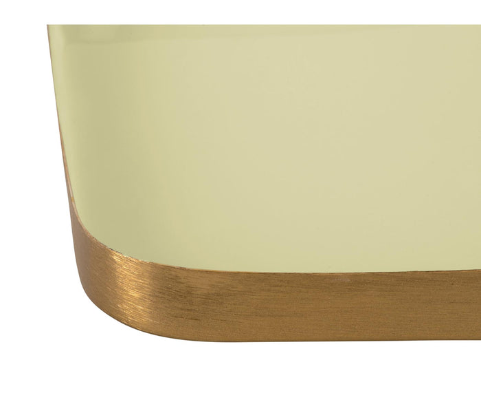 Present Time Dienblad Festive  - Groen - 13x2x32 cm