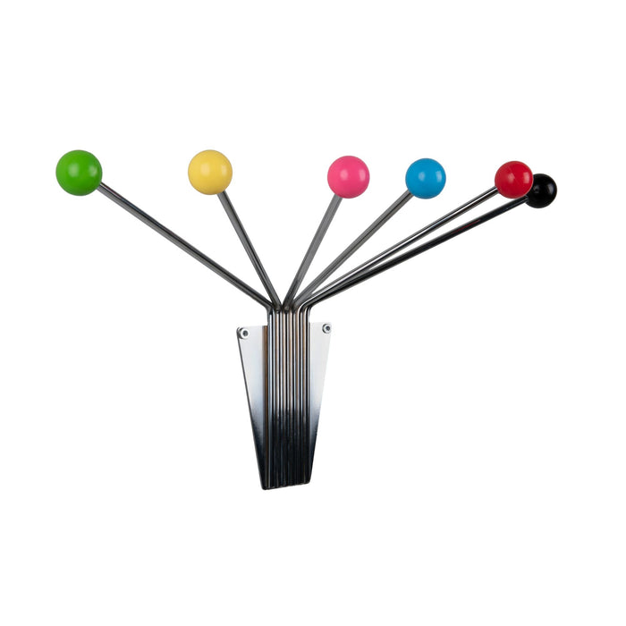 present time - Hat Rack Neptune Chrome w. Coloured Balls Large