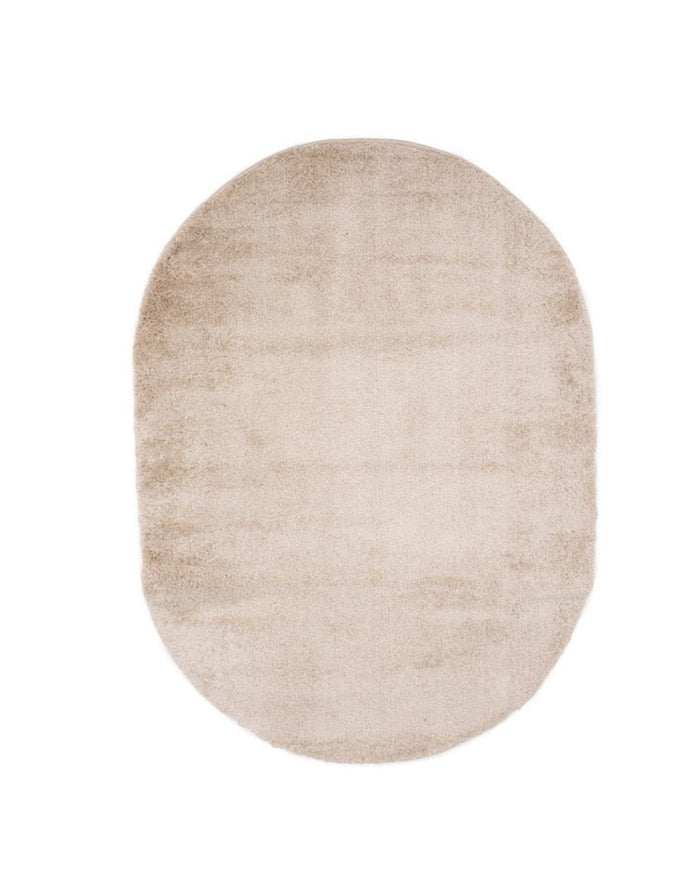 Rebellenclub Dorris Vloerkleed Ovaal 340x240- Beige