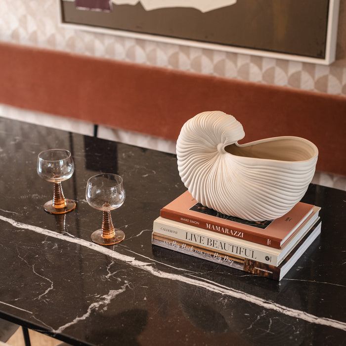 ferm LIVING Shell Pot Vaas - Off-White