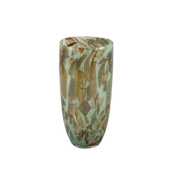 PTMD Vaas Millenia - 15x15x29 cm - Glas - Groen