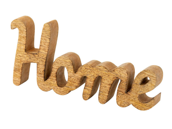 SVJ 'Home'' Decoratief - 3x28x12 cm - Mango Hout - Naturel