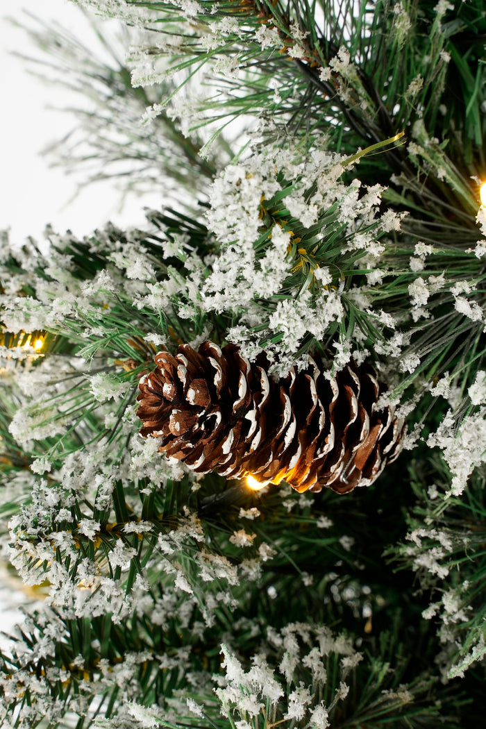 Black Box Trees Vandans Kunstkerstboom in Pot met LED - H90 x Ø48 cm