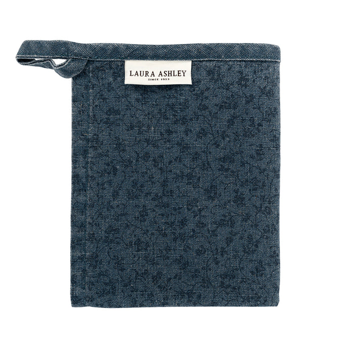 Laura Ashley Theedoek Blauw Wild Clematis 50x70cm