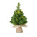 Mica Decorations Kunst kerstboom - mini - LED lampjes - 60 cm