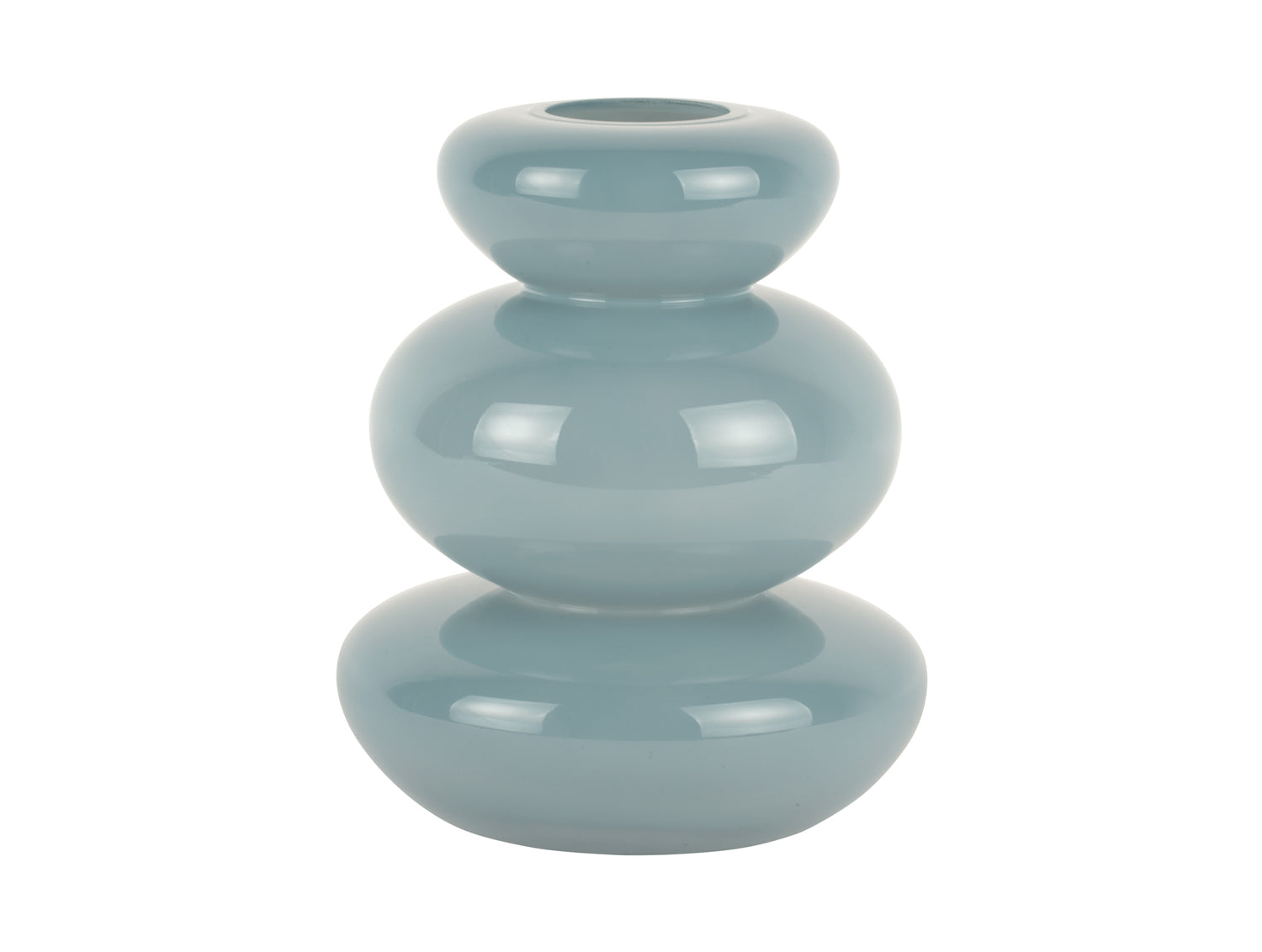 present time - Vaas Bubbles - Blauw - 17x17x20cm