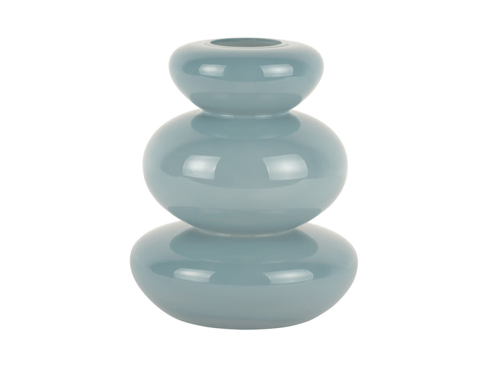 present time - Vaas Bubbles - Blauw - 17x17x20cm