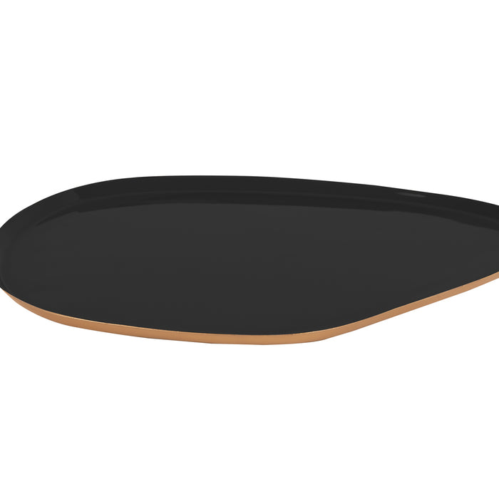 present time - Dienblad Mila - Zwart - 34x30x1cm