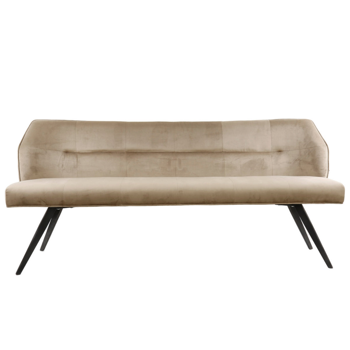 Fraaai - Diego eetkamerbank velvet 188 cm champagne