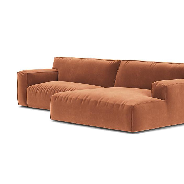 Clay bank met longchair rechts Sydney 22 beige