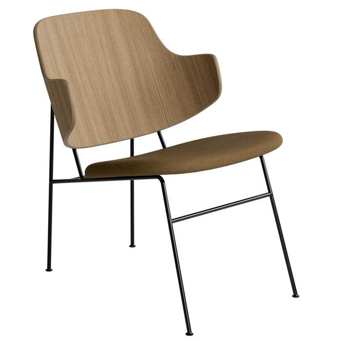 The Penguin fauteuil naturel eiken, zitting Re-Wool 448