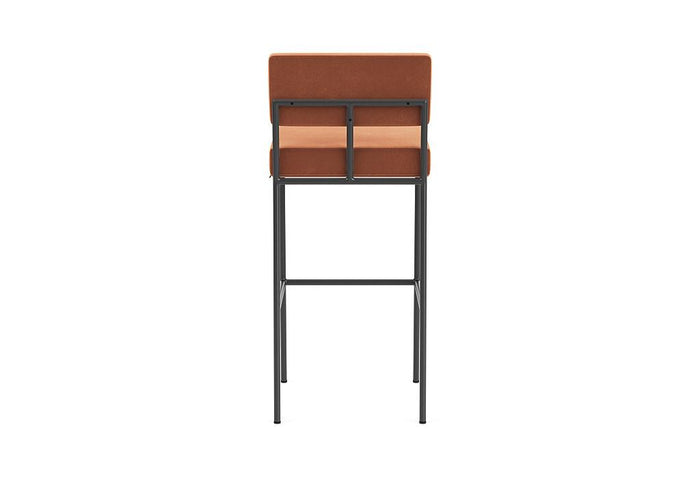 FÉST Monday barkruk 80 zwart Royal 160 magnolia