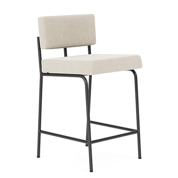 FÉST Monday barkruk 65 zwart Soil 01 natural