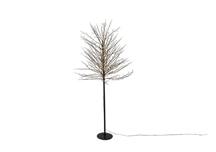 Kerstboom LED Fausto L zwart-L50B50H180CM