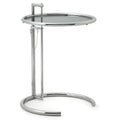 ClassiCon Adjustable Table E 1027 bijzettafel Ø52 donker glas