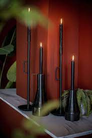 FURNILUX - Kandelaar Wick zwart - 60 cm - zwart - Metaal