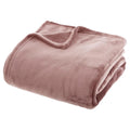 Atmosphera Plaid - oud roze - polyester - 180 x 230 cm