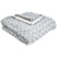 Atmosphera Sprei|deken|plaid - zilvergrijs - polyester - 120 x 160 cm