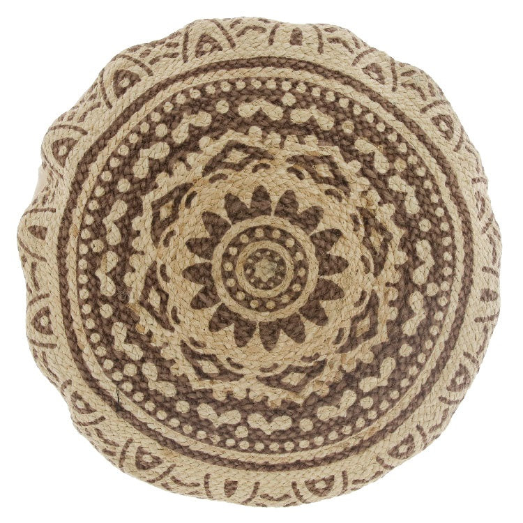 Unique Living - Tania kussen - 45Øcm - kokosnoot