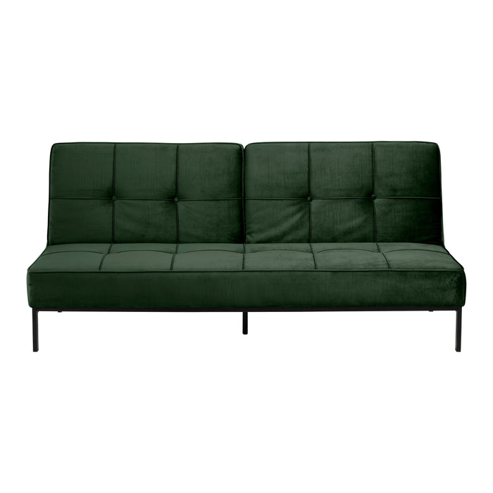 by fonQ basic Sabine Slaapbank - Fluweel - Donkergroen