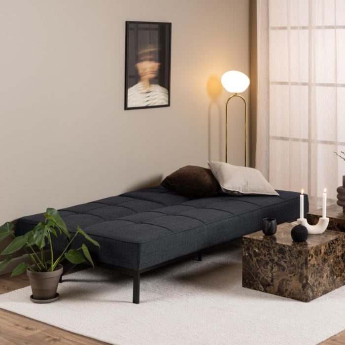 by fonQ basic Sabine Slaapbank - Geweven - Antraciet