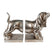 Clayre & Eef Boekensteunen Set van 2 Hond Teckel 36x12x19 cm
