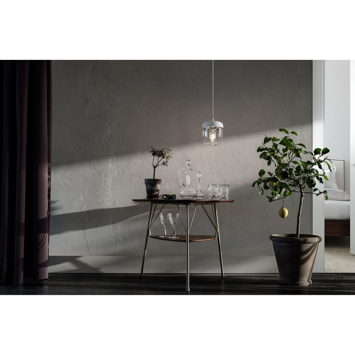 Umage Acorn hanglamp Ø14 wit snoer, messing