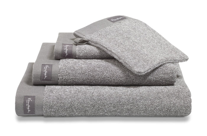 Vandyck - Gastendoek HOME Mouliné Mole Grey (set|6 stuks)