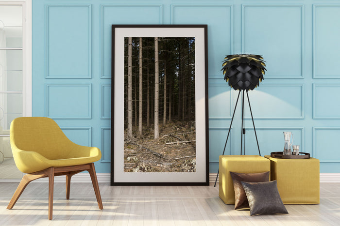 Umage Silvia Medium Tripod vloerlamp Ø50 zwart onderstel, messing