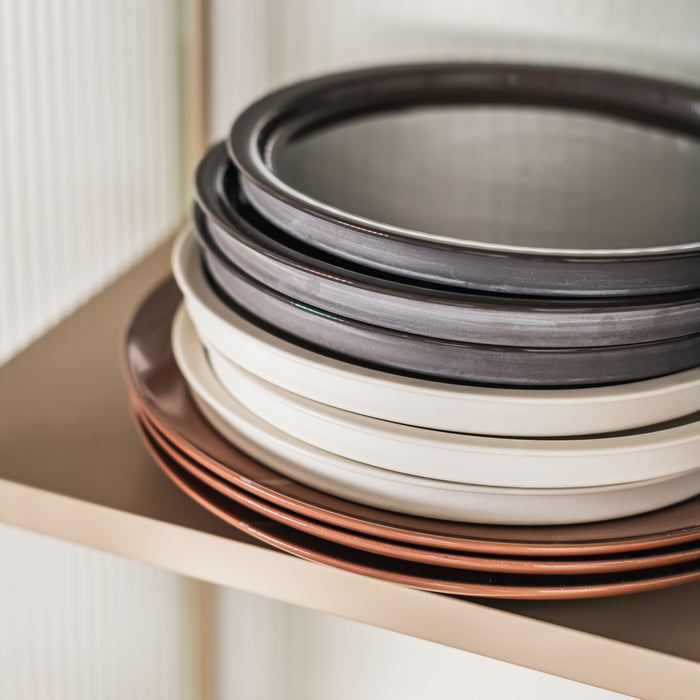 SERAX - Kelly Wearstler - Dune Dinerbord Ø 23 cm - 2 st. - Slate