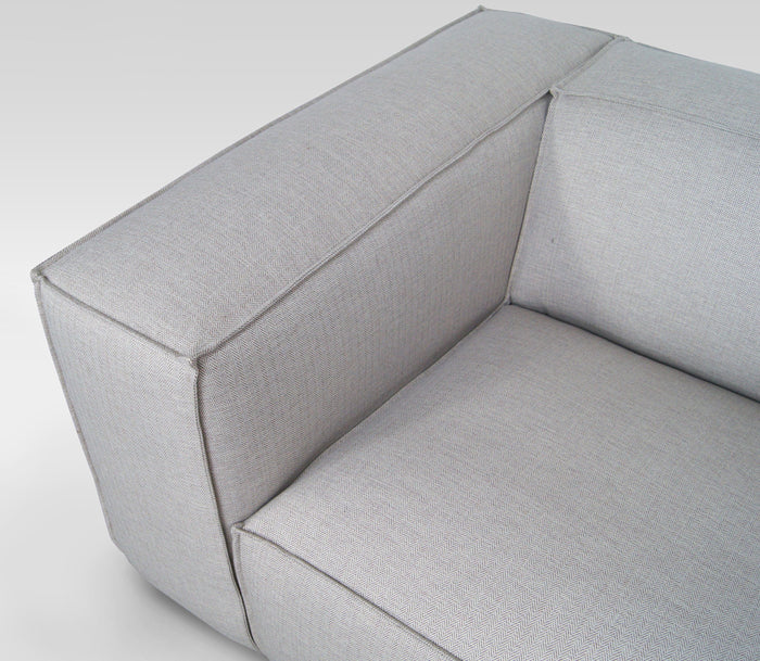 Dunbar bank met Longchair rechts Royal 160 magnolia