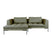 Nuuck Rikke chaise longue links Sage Green