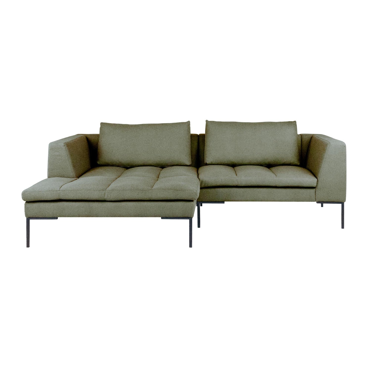 Nuuck Rikke chaise longue links Sage Green