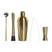Cadeauverpakking Cocktailset - Goud - Shaker 500ml - Barmaatje 15-30
