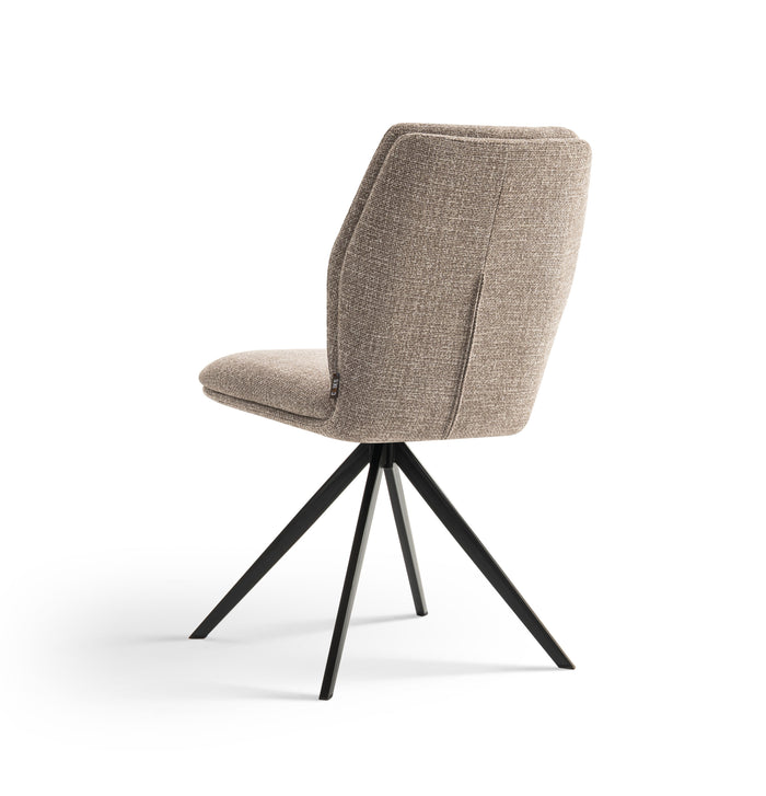 Furnihaus Eetkamerstoelen set van 2 - Emma - Taupe - Stof