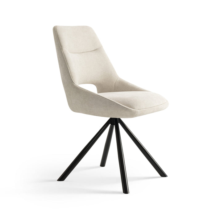 Furnihaus Eetkamerstoelen set van 2 - Tosca - Beige - Stof