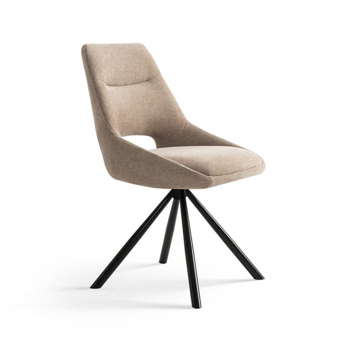 Furnihaus Eetkamerstoelen set van 2 - Tosca - Taupe - Stof