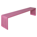 HKliving Slatted Bankje B 164 cm - Hot Pink