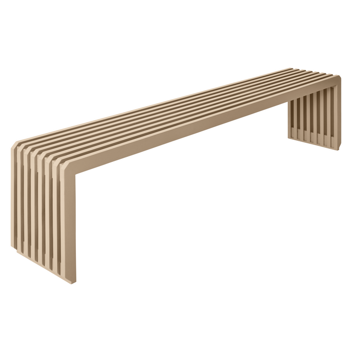 HKliving Slatted Bankje B 164 cm - Zand
