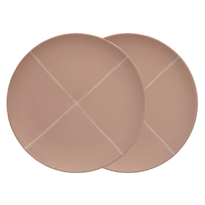 SERAX - Kelly Wearstler - Zuma Dinerbord Ø 28 cm - 2 st. - Sienna