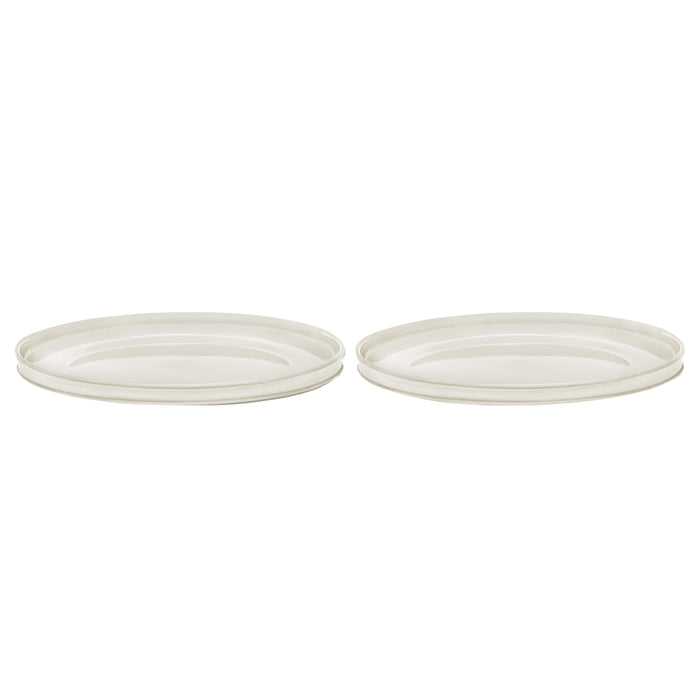 SERAX - Kelly Wearstler - Dune Dinerbord Ø 28 cm - 2 st. - Alabaster