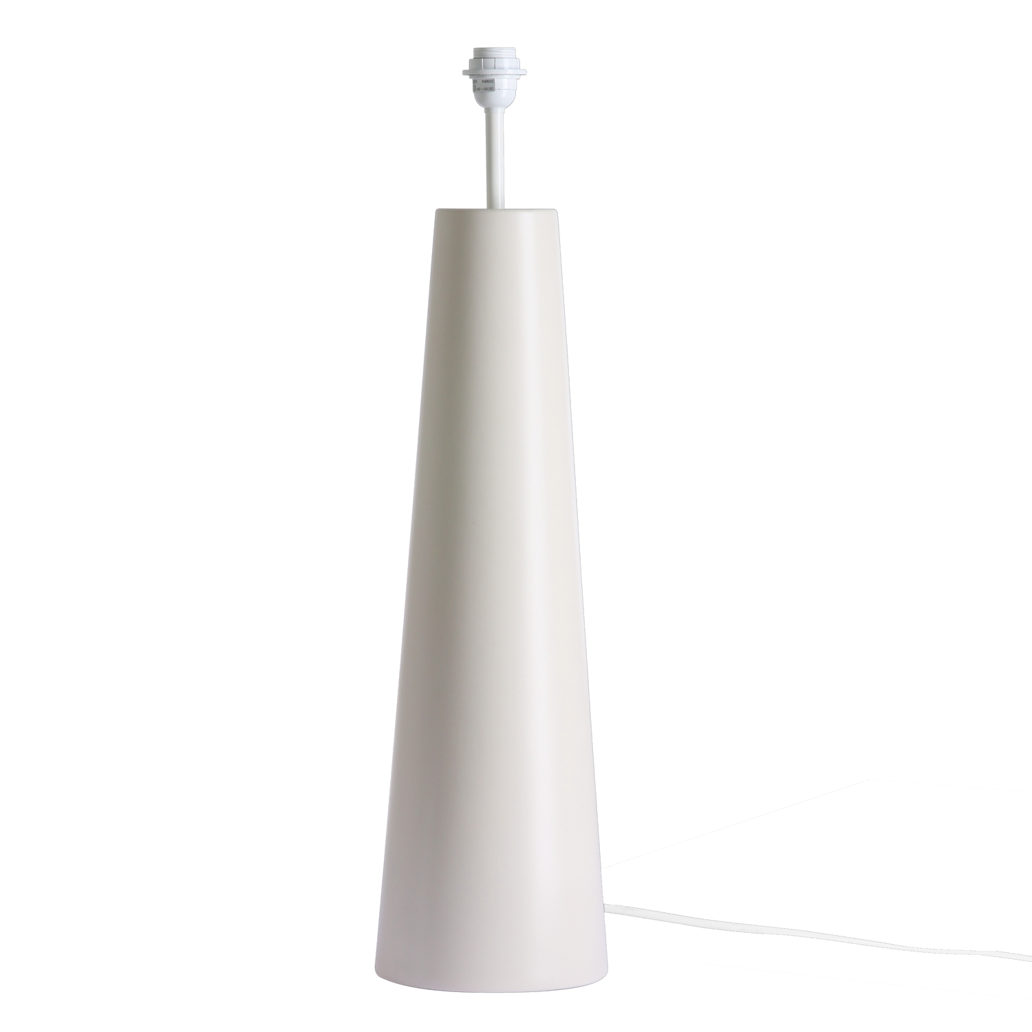 HKliving Cone Lampenvoet XL - Cream