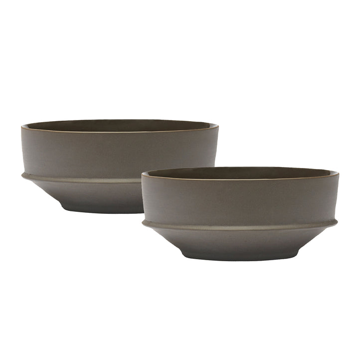 SERAX - Kelly Wearstler - Dune Kom Ø 14,5 cm - Slate - Set van 2
