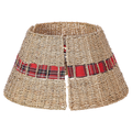 Beliani - MARCHE - Kerstboommand - Naturel - Zeegras