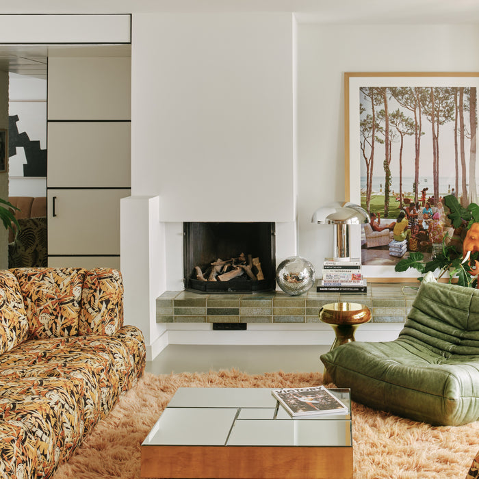 HKliving Lounge Tafellamp  - Chrome