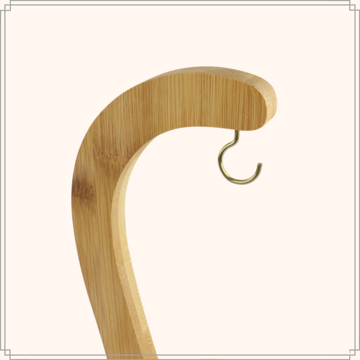 OTIX Bananenhouder Bananenhaak Fruithanger Bamboe Bananenhanger