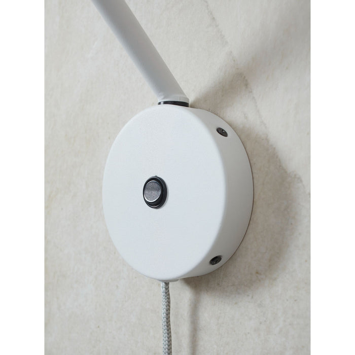 it's about RoMi Wandlamp Bordeaux - Wit - 10.5x26x34.5cm