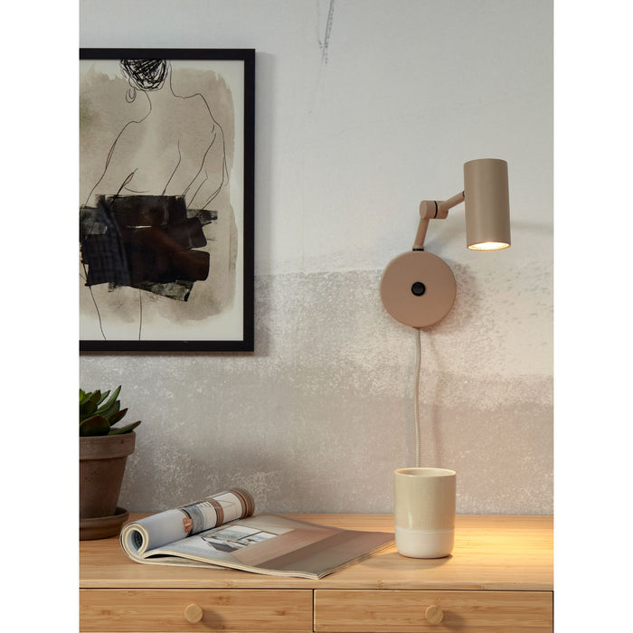 it's about RoMi Wandlamp Montreux - Grijs - 10.5x21.5x18cm